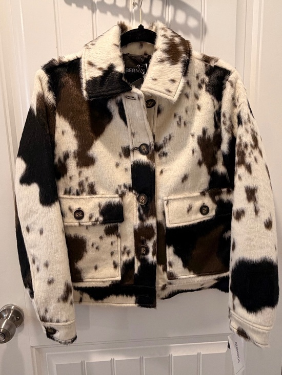 Bernardo Jackets & Blazers - Cow print coat
